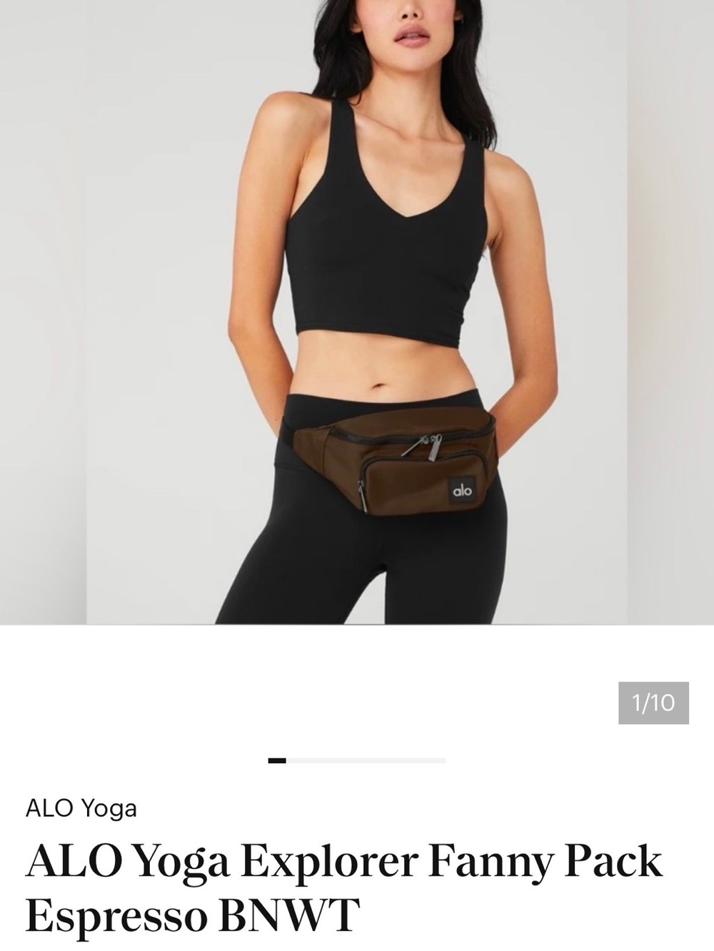 ALO Yoga Explorer Fanny Pack - Espresso Brown